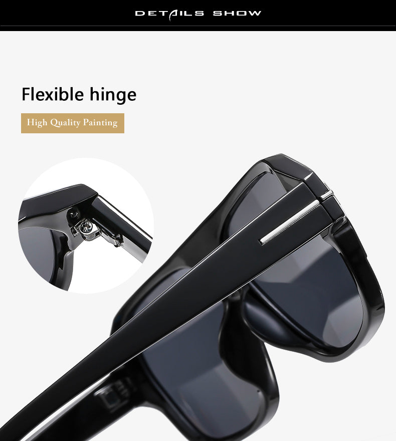 2024 Vintage women's sunglasses T-box sunglasses, trendy glasses for men
