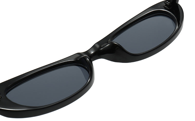 Fashion Versatile  Elliptical Sunglasses 2024 Personalized Small Frame  Sunglasses