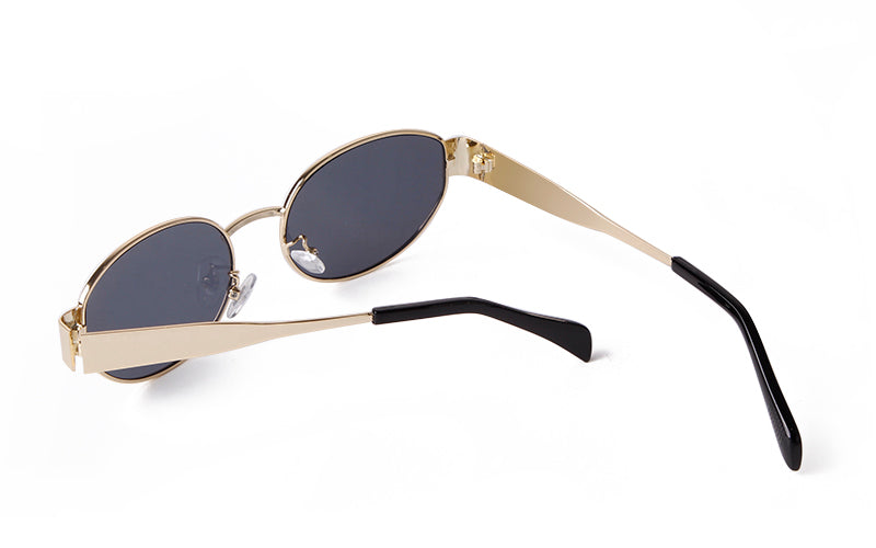 2024 New Women'S Sunglasses, Retro Oval Sunglasses  UV protection, Street Style Cat Eye Personalized  Sunglasses