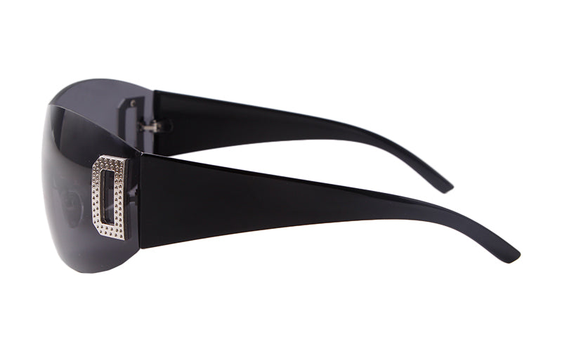 Sports sunglasses,Fashion integrated large frame goggles, personalized sunglasses for women