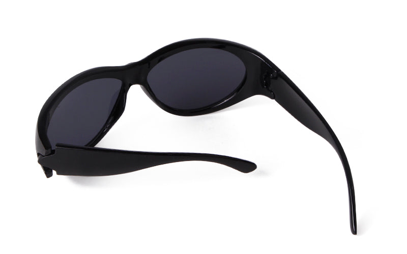 2024 New Cycling Sports Sunglasses Fashion Cat Eye Large Frame Personalized Reflective Sunglasses for Women