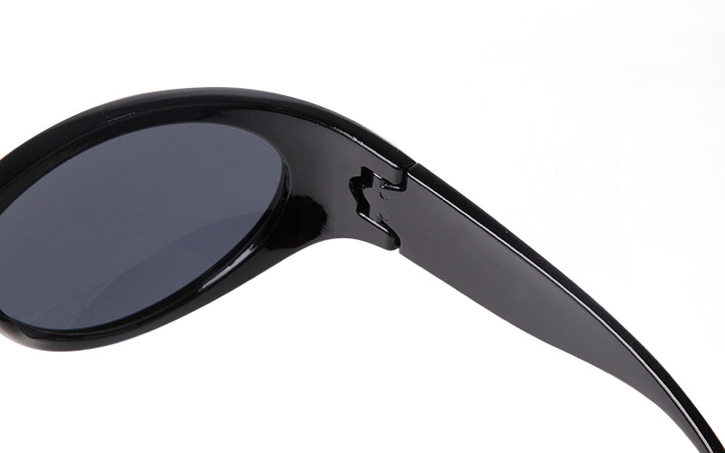 2024 New Cycling Sports Sunglasses Fashion Cat Eye Large Frame Personalized Reflective Sunglasses for Women