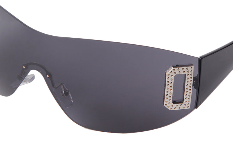 Sports sunglasses,Fashion integrated large frame goggles, personalized sunglasses for women