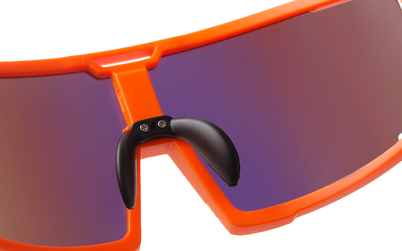 Men's &women's outdoor cycling sports glasses, colorful trendy large frame sunglasses, windproof sunglasses
