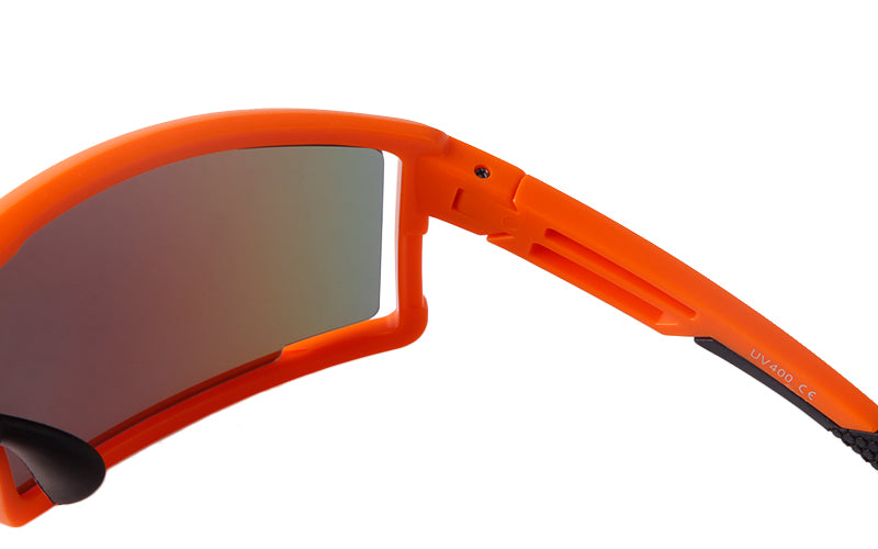 Men's &women's outdoor cycling sports glasses, colorful trendy large frame sunglasses, windproof sunglasses