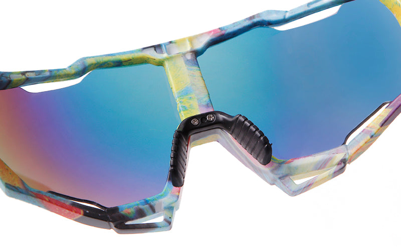 2024 New Men's and Women's Cycling Sports Sunglasses,Driving Glasses Anti UV  Reflective Glasses,