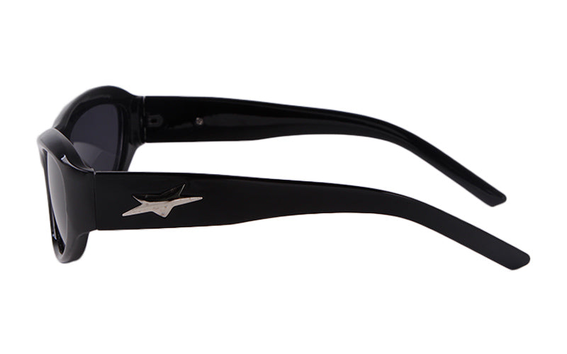 Fashion Cat's Eye Sunglasses Personalized Five pointed Star   Cycling Sports Sunglasses Female