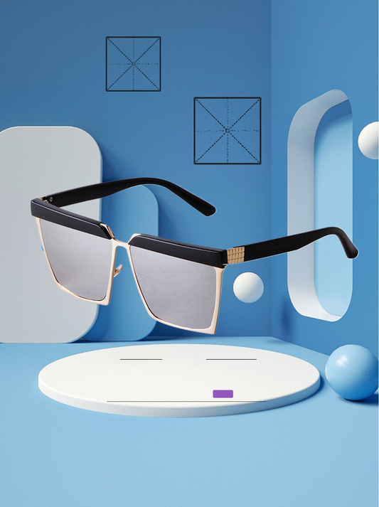 Full-frame metal glasses, fashionable, classic, versatile, business casual style