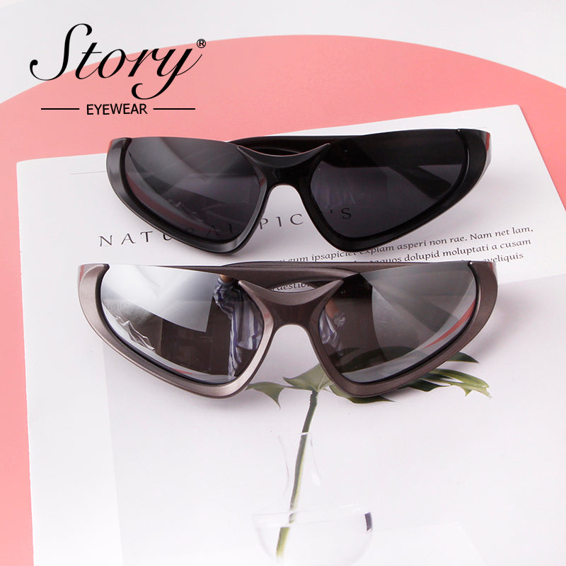 2024 New  Sports Men's Sunglasses Trend Outdoor Sports Cycling Sunglasses Fashion Trend Women's Glasses