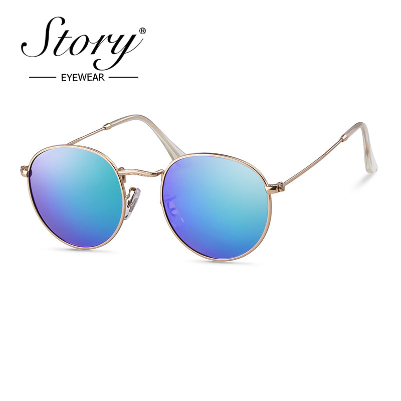 New retro polarized sunglasses trendy round versatile sunglasses fashionable sunglasses