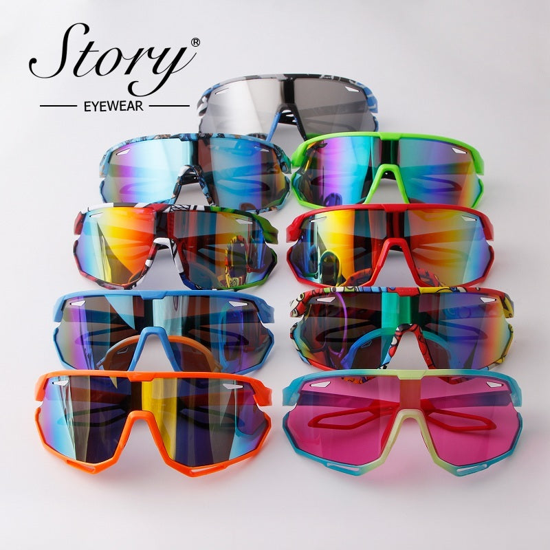 2024 New Polarized,Cycling,Driving Anti UV Glasses for Men and Women Reflective Glasses