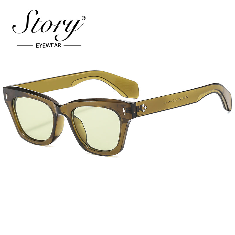 2024 new retro cat eye sunglasses, outdoor street photography sunglasses