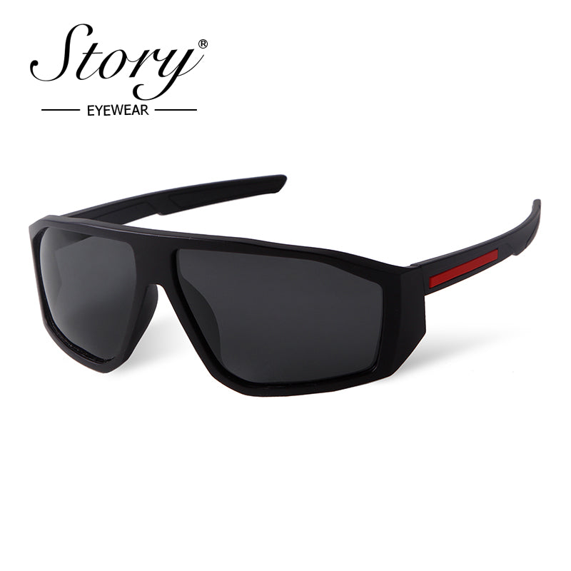 Polarized Cycling Colorful Sunglasses Large Frame Anti UV Sunglasses Men  2024