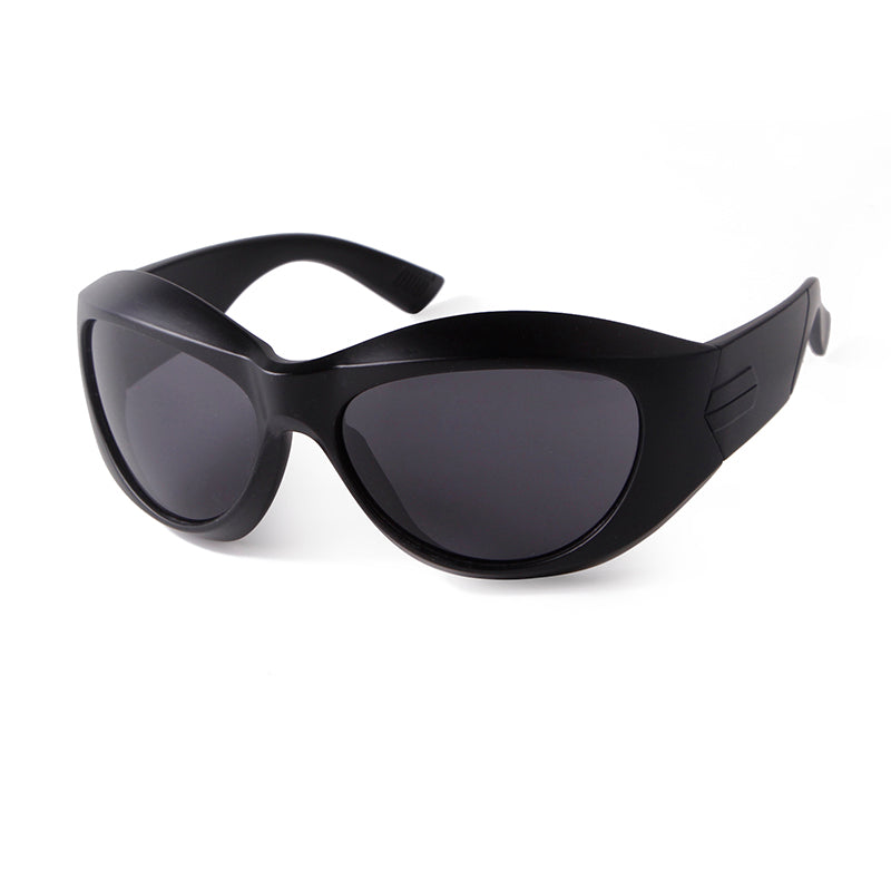 2024 Hot Selling Large Frame Sunglasses for Men, Steampunk Style, Sports Sunshade, Cycling Sunglasses