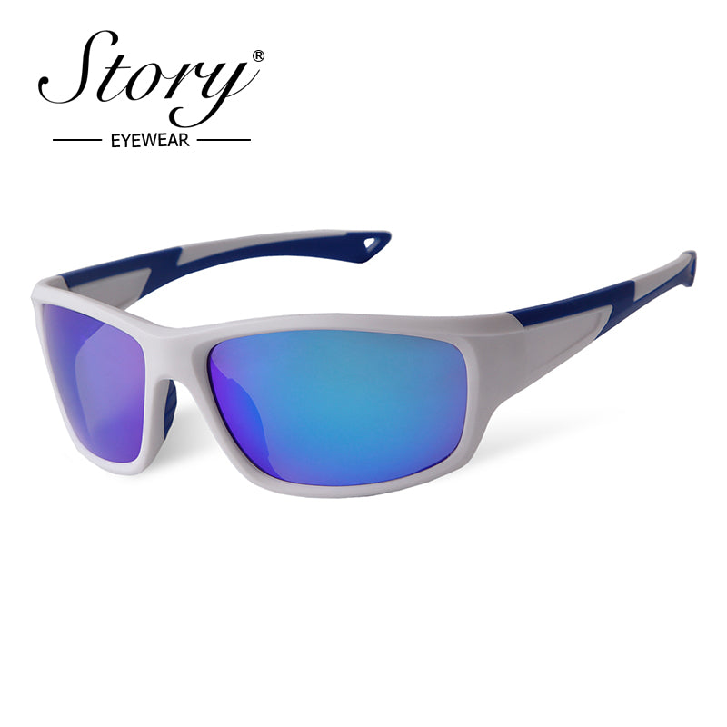 2024 New Simple Cycling Sunglasses, European and American Fashion Trend, Contrast Versatile Color Sports Glasses