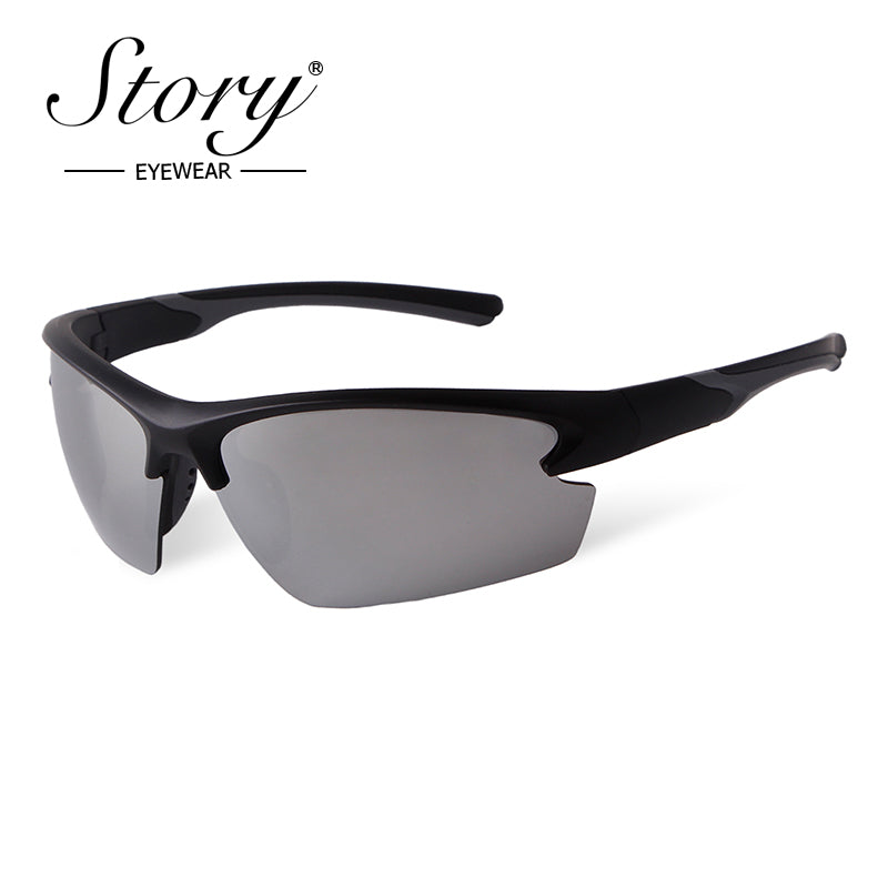 Fashionable all-in-one Reflective Sunglasses, European and American trends,Personalized Color film sports mirrors,Large Frame Windshields