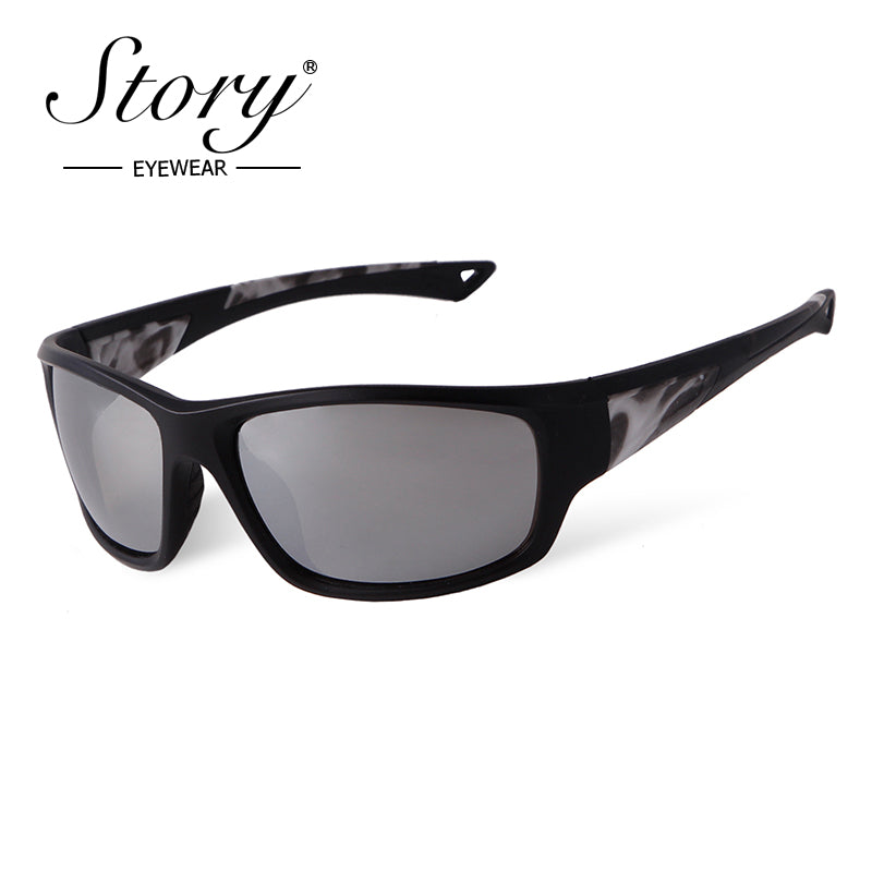 2024 New Simple Cycling Sunglasses, European and American Fashion Trend, Contrast Versatile Color Sports Glasses