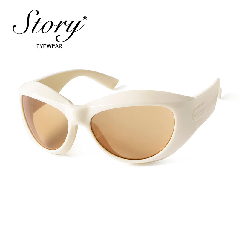 2024 Hot Selling Large Frame Sunglasses for Men, Steampunk Style, Sports Sunshade, Cycling Sunglasses