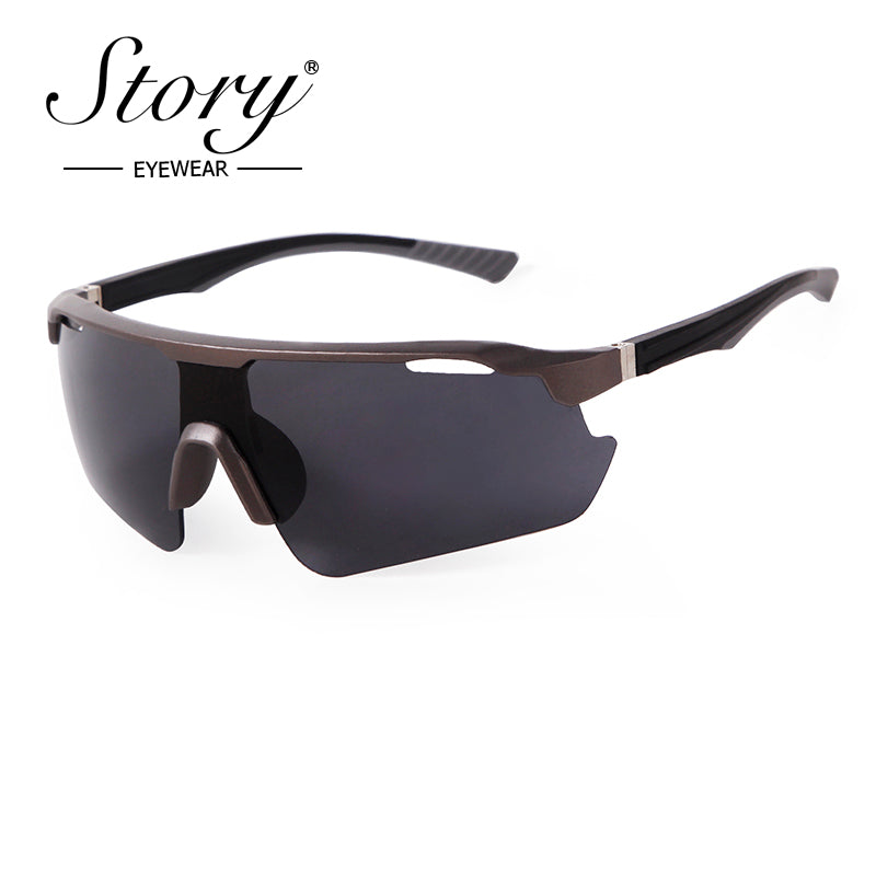 2024 New Colorful Bicycle Glasses, Men's Personality Trend, One Piece Sunglasses, Outdoor Sports Sunglasses