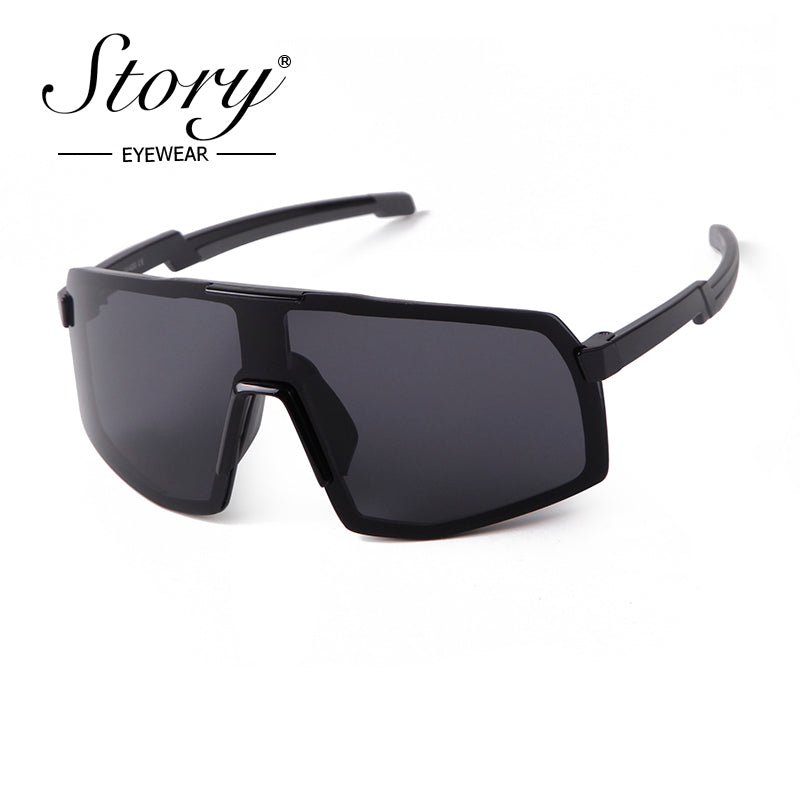 Outdoor Sports Glasses, Colorful Large Frame Sunglasses, Eye Protection Sunglasses, Women & Men