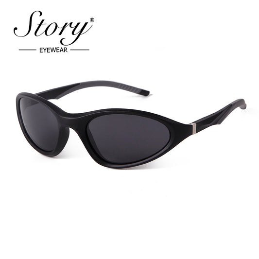 Male and Female small frame sports sunglasses, colorful outdoor cycling glasses