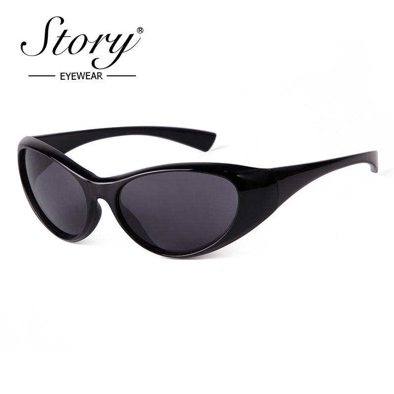 2024 New Steam Punk Trendy Sunglasses Technology Future Sense Goggles,Sports Sunglasses