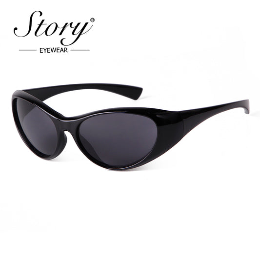 2024 New Steam Punk Trendy Sunglasses Technology Future Sense Goggles,Sports Sunglasses