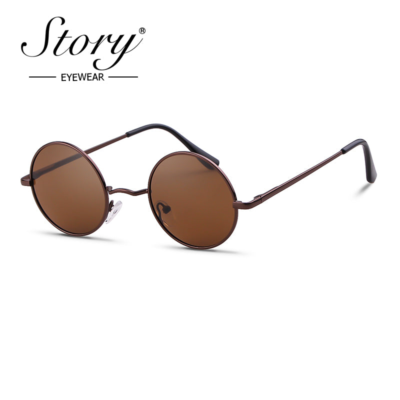 Round Polarized UV400 Vintage Circle Frame SunGlasses Women & Men