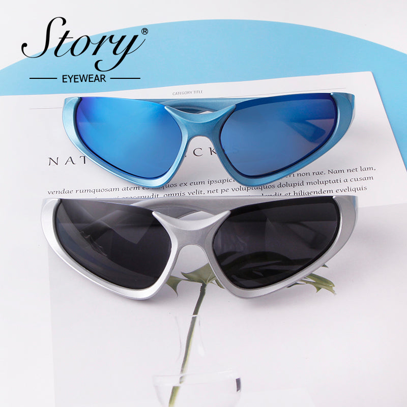 2024 New  Sports Men's Sunglasses Trend Outdoor Sports Cycling Sunglasses Fashion Trend Women's Glasses