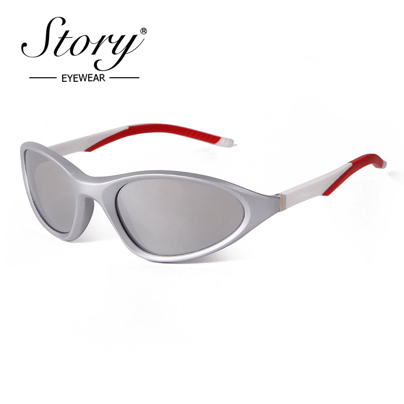 Male and Female small frame sports sunglasses, colorful outdoor cycling glasses