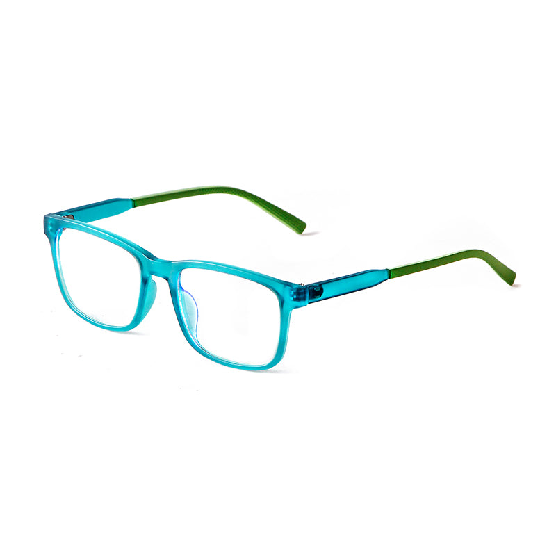 2024 New Fashion Versatile Frame Multi color Anti Blue Light Children's Flat Mirror Campus Trend High Quality Optical Glasses