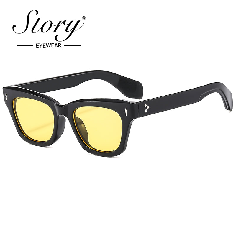 2024 new retro cat eye sunglasses, outdoor street photography sunglasses