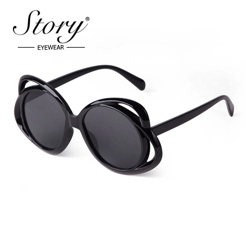 Butterfly Frame Female Sunglasses,Cute Girls Clock in and Take Photos Sunglasses,Hip Hop Sweet Cool Personality anime Sunglasses