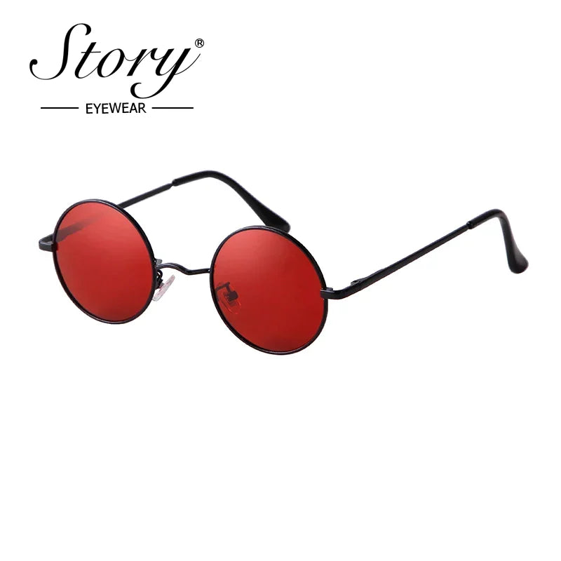 Round Polarized UV400 Vintage Circle Frame SunGlasses Women & Men
