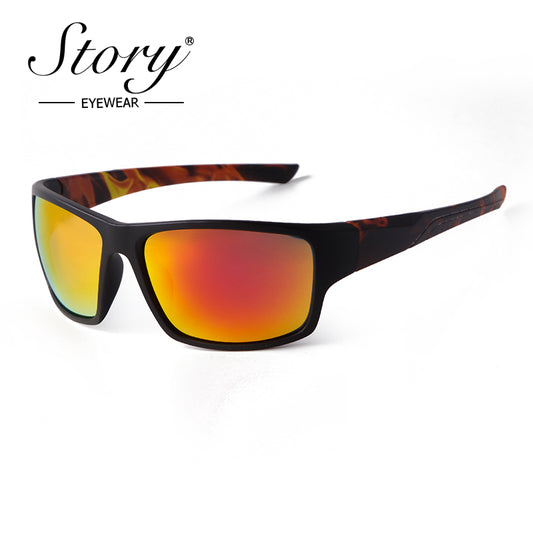 Multi color Sports Sunglasses Fashion Versatile Men's and Women's Cycling Glasses 2024