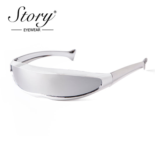 2024 One Piece,Personalized,Fashionable,Cool Sunglasses, Outdoor Leisure Sports Glasses