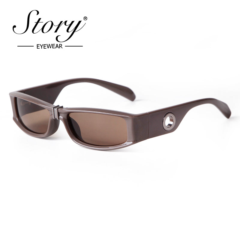 2024 new INS sunglasses, men's trendy and cool integrated sunglasses, women's internet celebrities, UV resistant and strong light driving