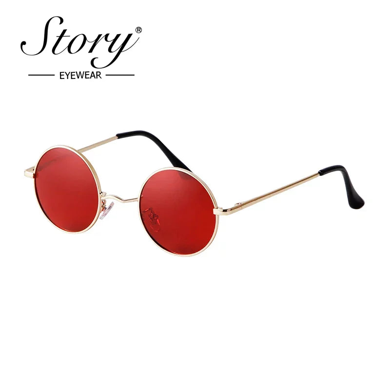 Round Polarized UV400 Vintage Circle Frame SunGlasses Women & Men