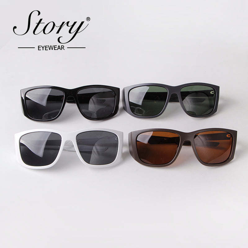 Fashion Sports Men's Polarized Sunglasses Trendy Outdoor Cycling Running Windproof Goggles