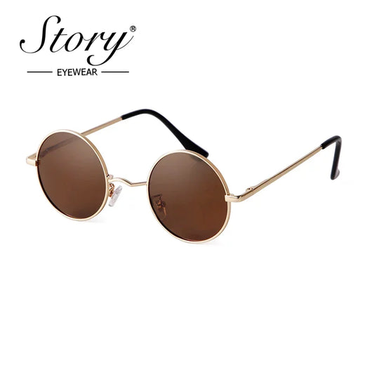 Round Polarized UV400 Vintage Circle Frame SunGlasses Women & Men