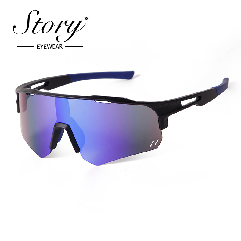 4 New Outdoor Sports Sunglasses for Men and Women, Fashionable Colorful Windproof Riding Glasses, UV Protection Sunglasses