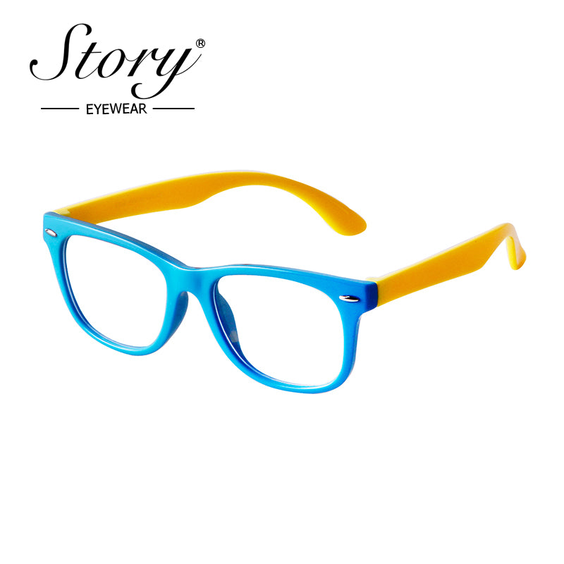 2024 New Anti Blue Light & Radiation Eye Protection Children's Glasses Comfortable Silicone Frame