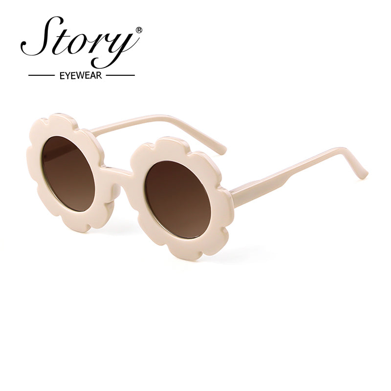 2024 New Fashion Children's Cartoon Cute Fashion Style Sunflower Sunglasses Sunshade Polarized Sunglasses