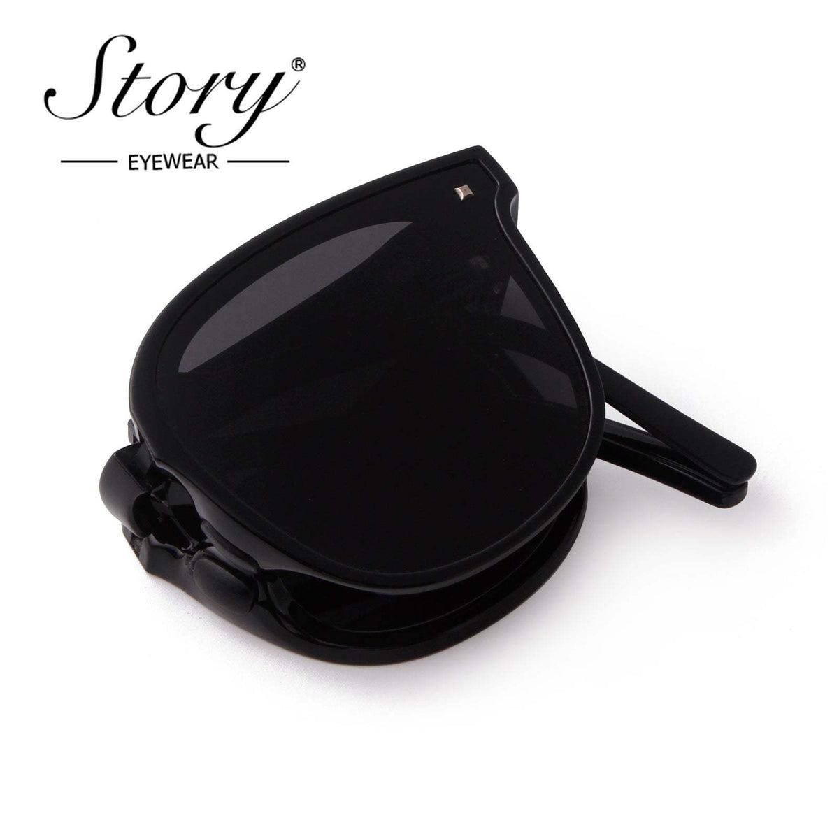 2024 New Polarized Folding Sunglasses ,Fashion Retro Sunscreen Folding Sunglasses for Women