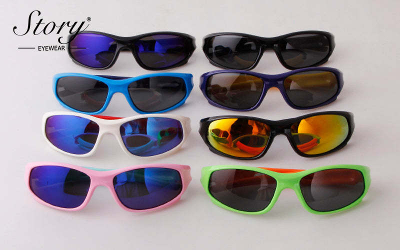 New Fashion Outdoor Sports Leisure Fashion Street Photo Style Children's Polarized Sunglasses,Fashion Eyeglass Frame