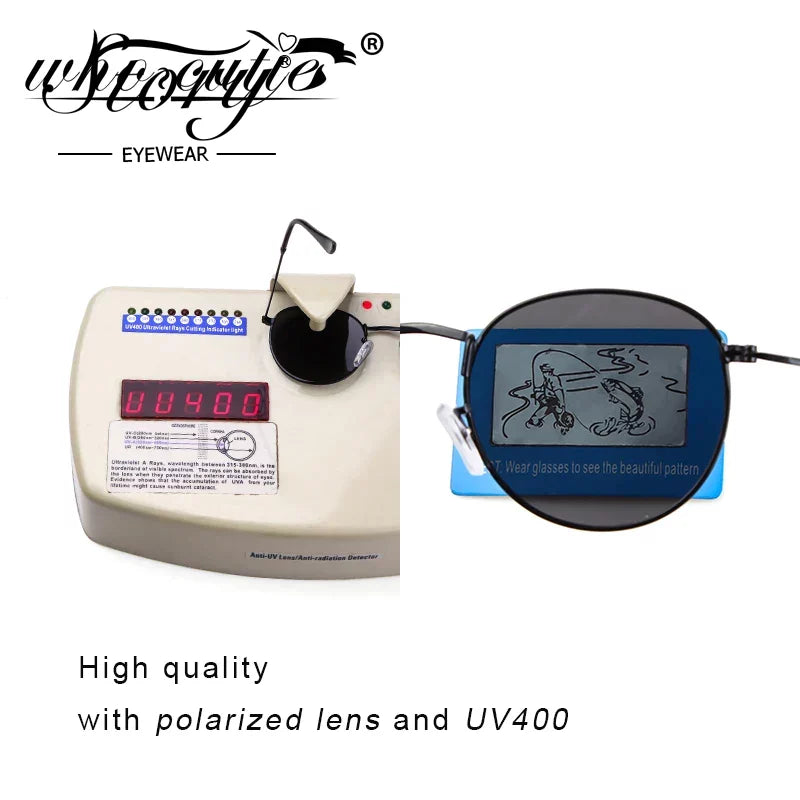 Round Polarized UV400 Vintage Circle Frame SunGlasses Women & Men