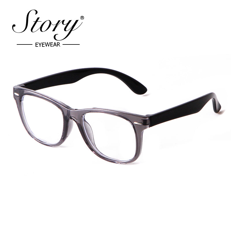 2024 New Fashionable Hot Selling Combination Color Children's Day Glasses TR90 Transparent Color Versatile Trend Casual Flat Mirror Factory Direct Sales
