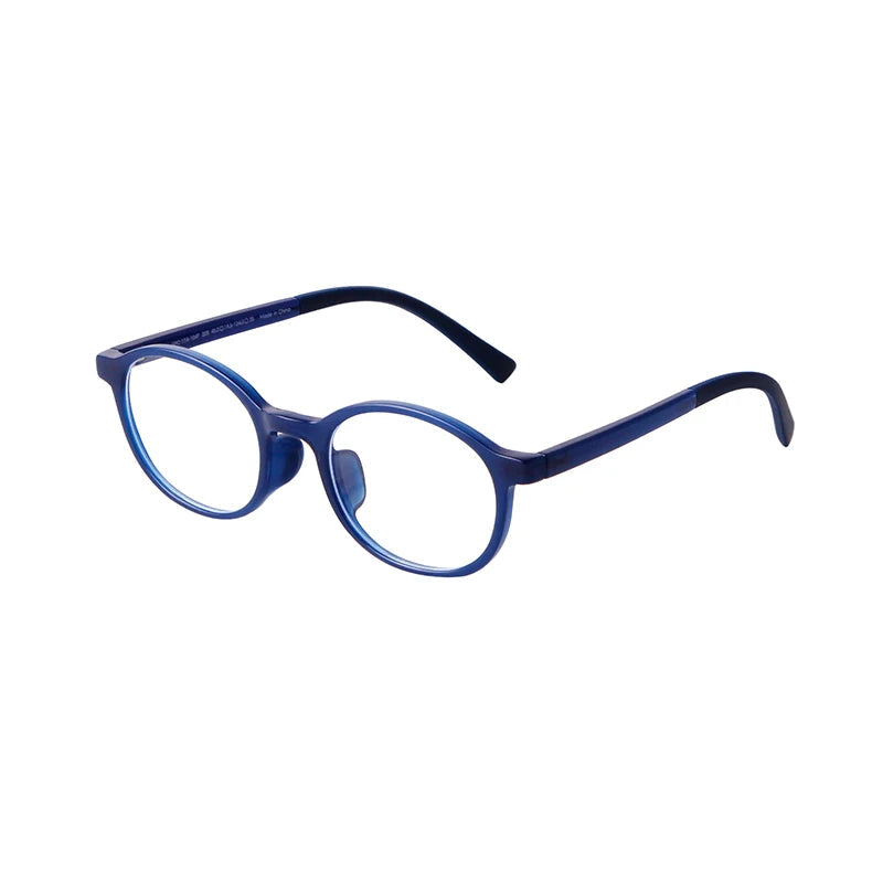 STORY Fashion Oval Anti-blue Kids Glasses TR90 Frame Girl Boy