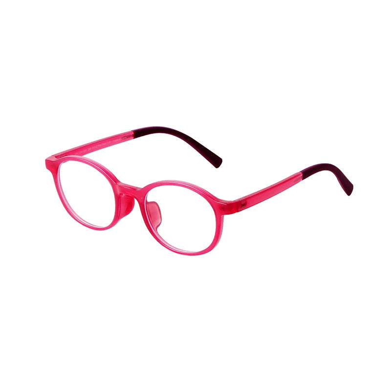 STORY Fashion Oval Anti-blue Kids Glasses TR90 Frame Girl Boy