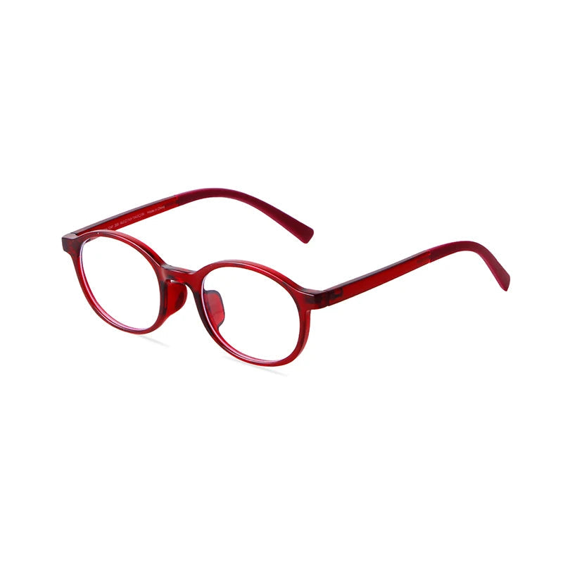 STORY Fashion Oval Anti-blue Kids Glasses TR90 Frame Girl Boy